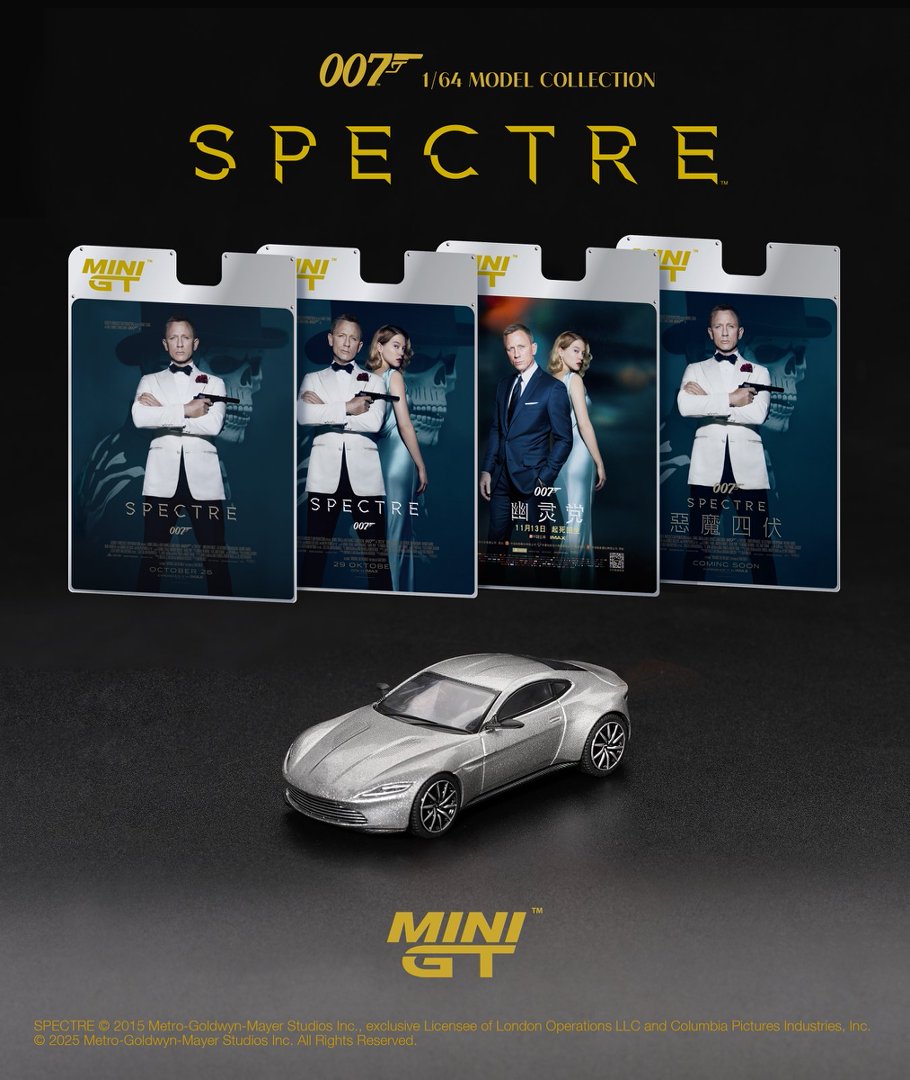 Die Cast Car 1 64 - MINIGT 1/64 Aston Martin DB10 Spectre