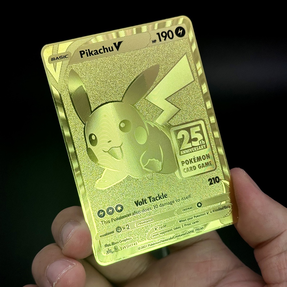 Pokemon Binder Card - Metal Material PTCG CARD English Version