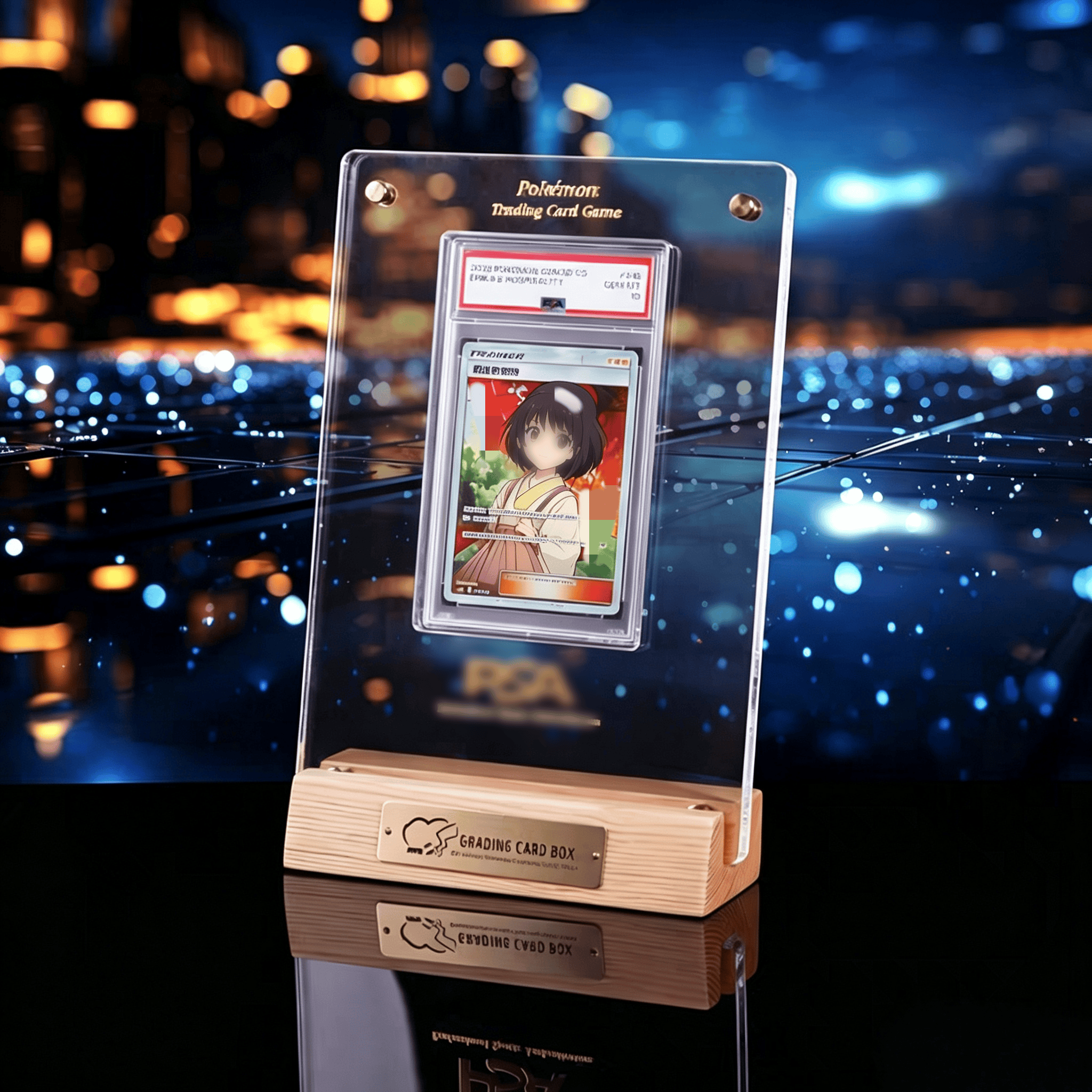 Pokemon PTCG & Yu-Gi-Oh Card D - Graded Card Display review and price