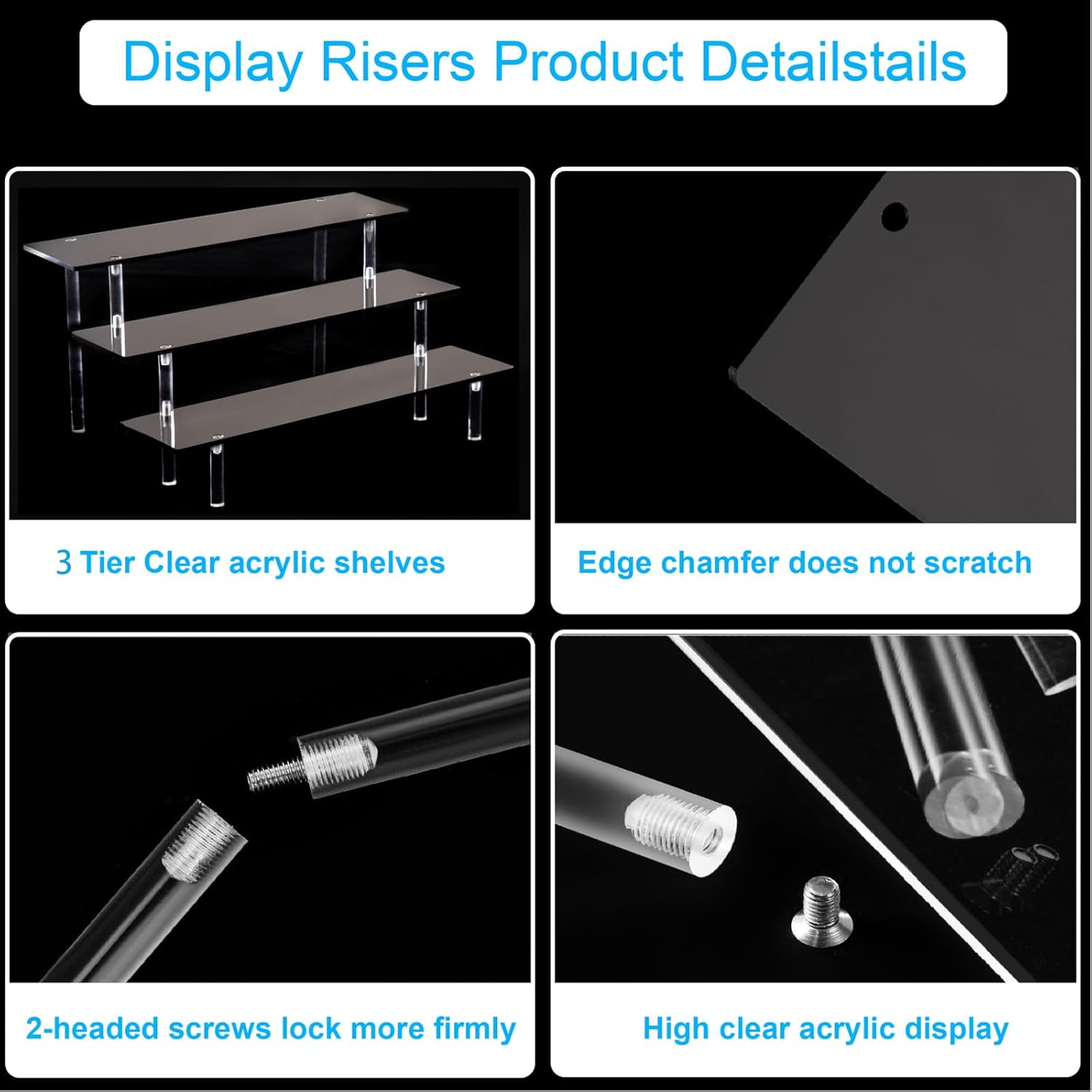 3 Tier Perfume Organizer Stand - Pop Display Shelf review and price