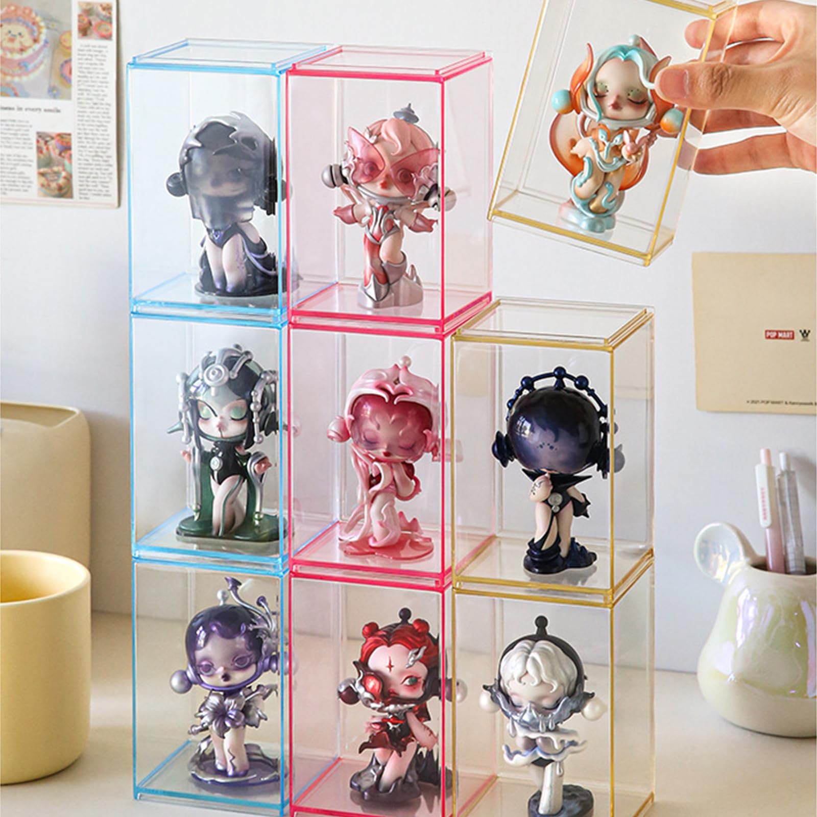 Acrylic Display Case Colorful  - Pop Display Shelf review and price