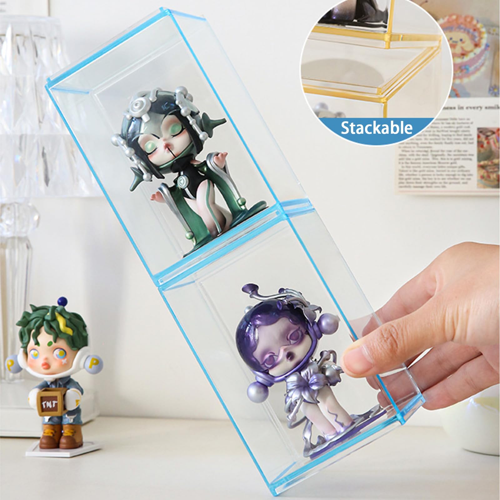 Acrylic Display Case Colorful  - Pop Display Shelf review and price