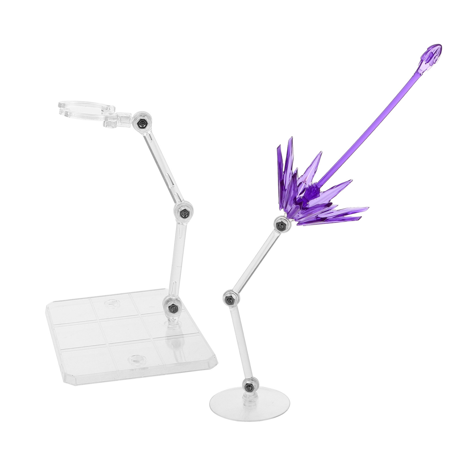 2Pcs Effect Parts Clear Plasti - Action Figure Stand review and price