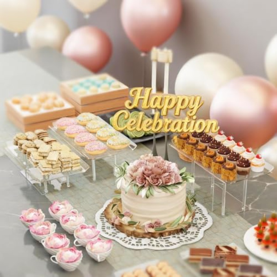 3 Pack Dessert Table Display S - Display Risers Set review and price