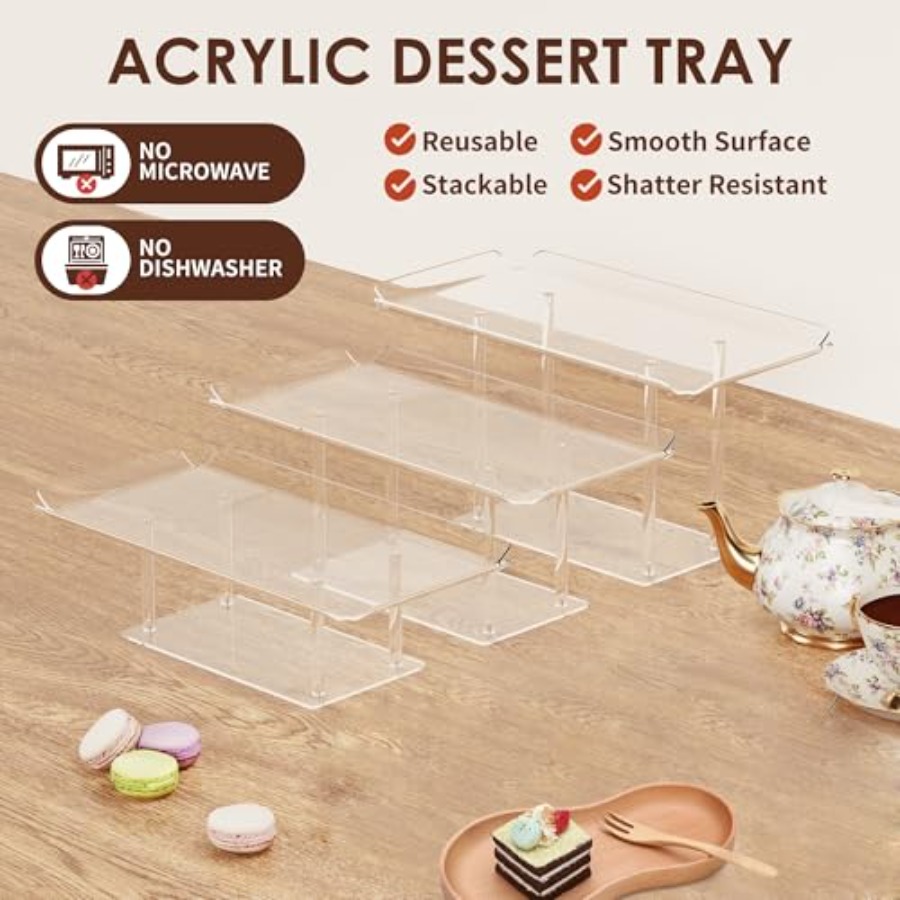 3 Pack Dessert Table Display S - Display Risers Set review and price