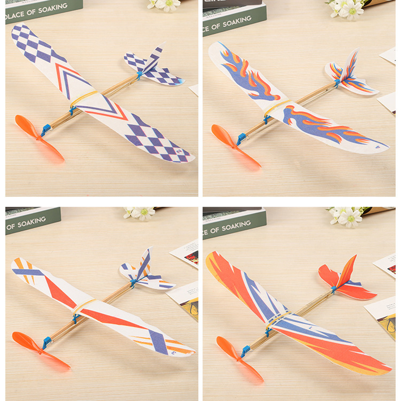 5/10Pcs Rubber Band Powered Ai - Model Airplane Plastic review and price