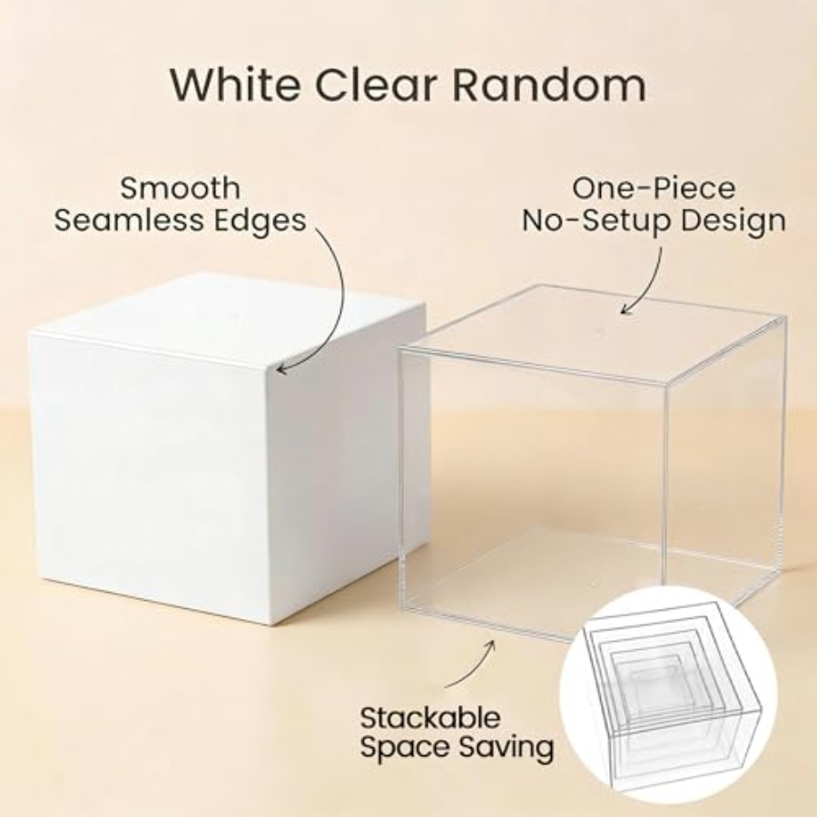 6PCS Clear and Buffet Risers w - Display Risers Set review and price