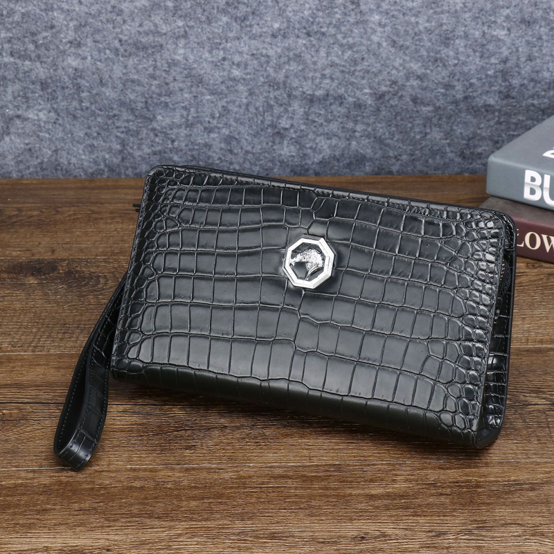 Men's Genuine Leather Clutch B - Card Top Loader review and price