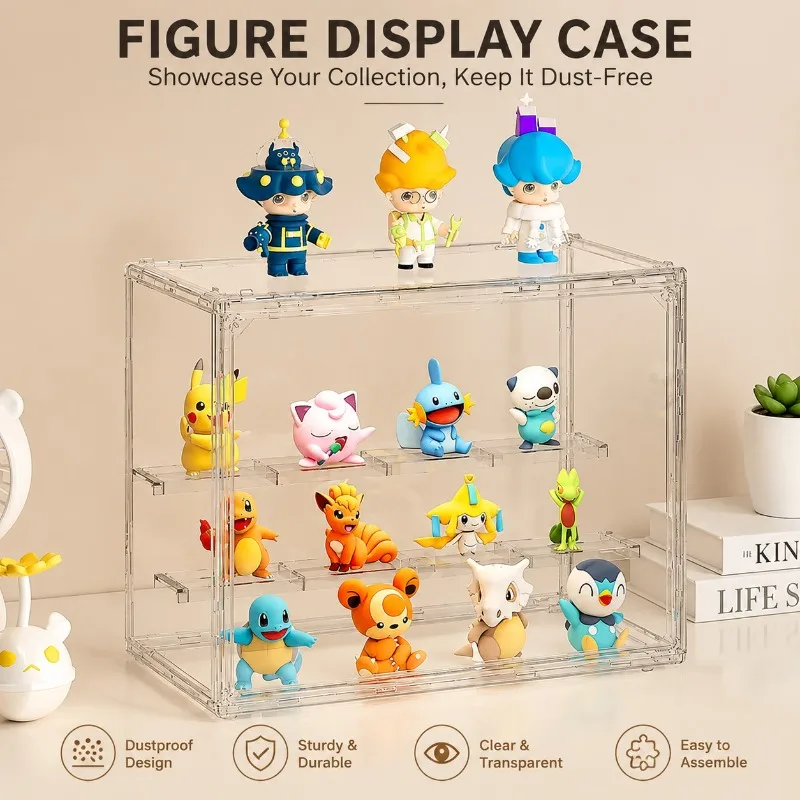 3 Layer Clear Blind Box Storag - Action Figure Stand review and price