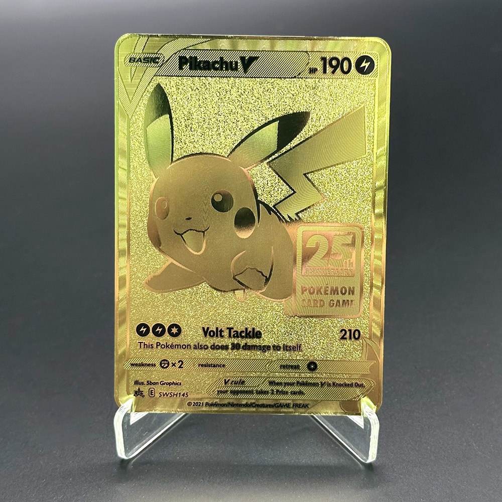 Metal Material PTCG CARD Engli - Pokemon Binder Card review and price