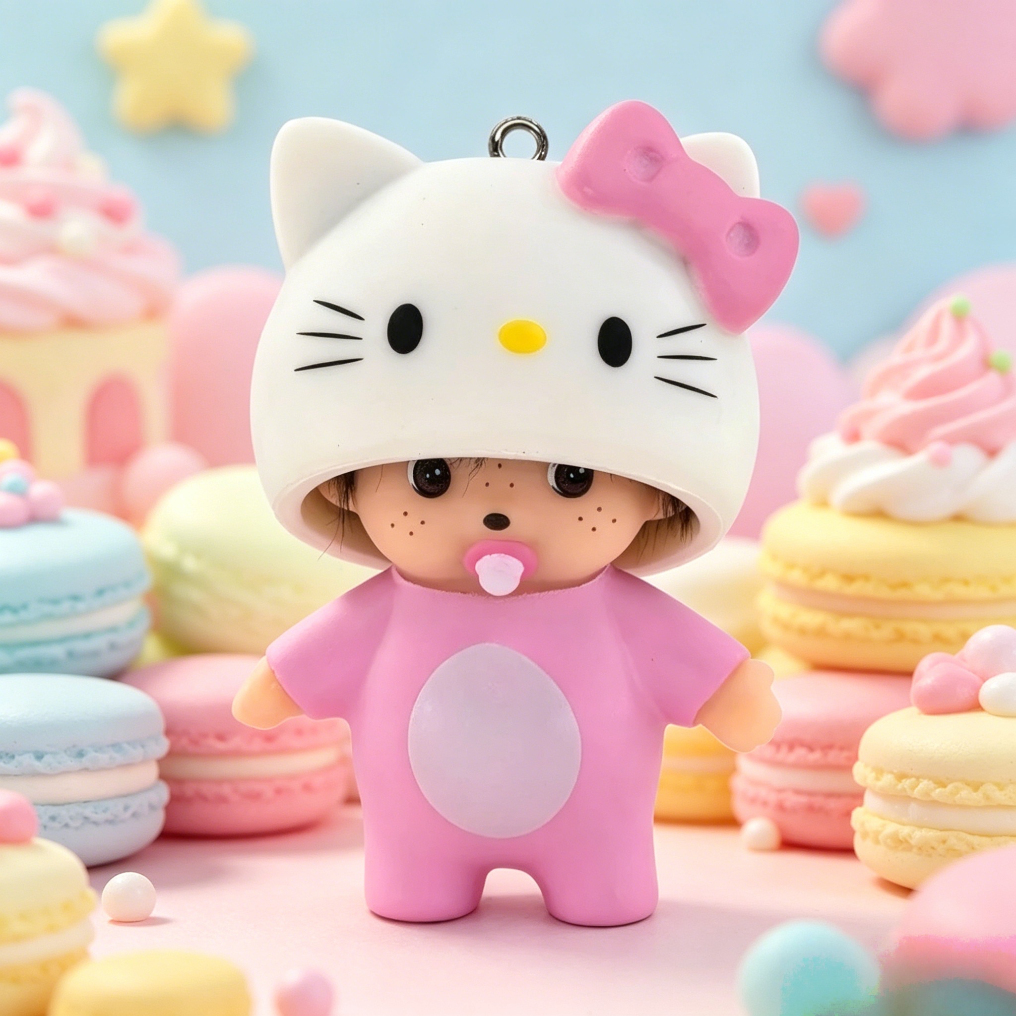 Cute Hello Kitty Keychain Anim - Vinyl Figure Blank review and price