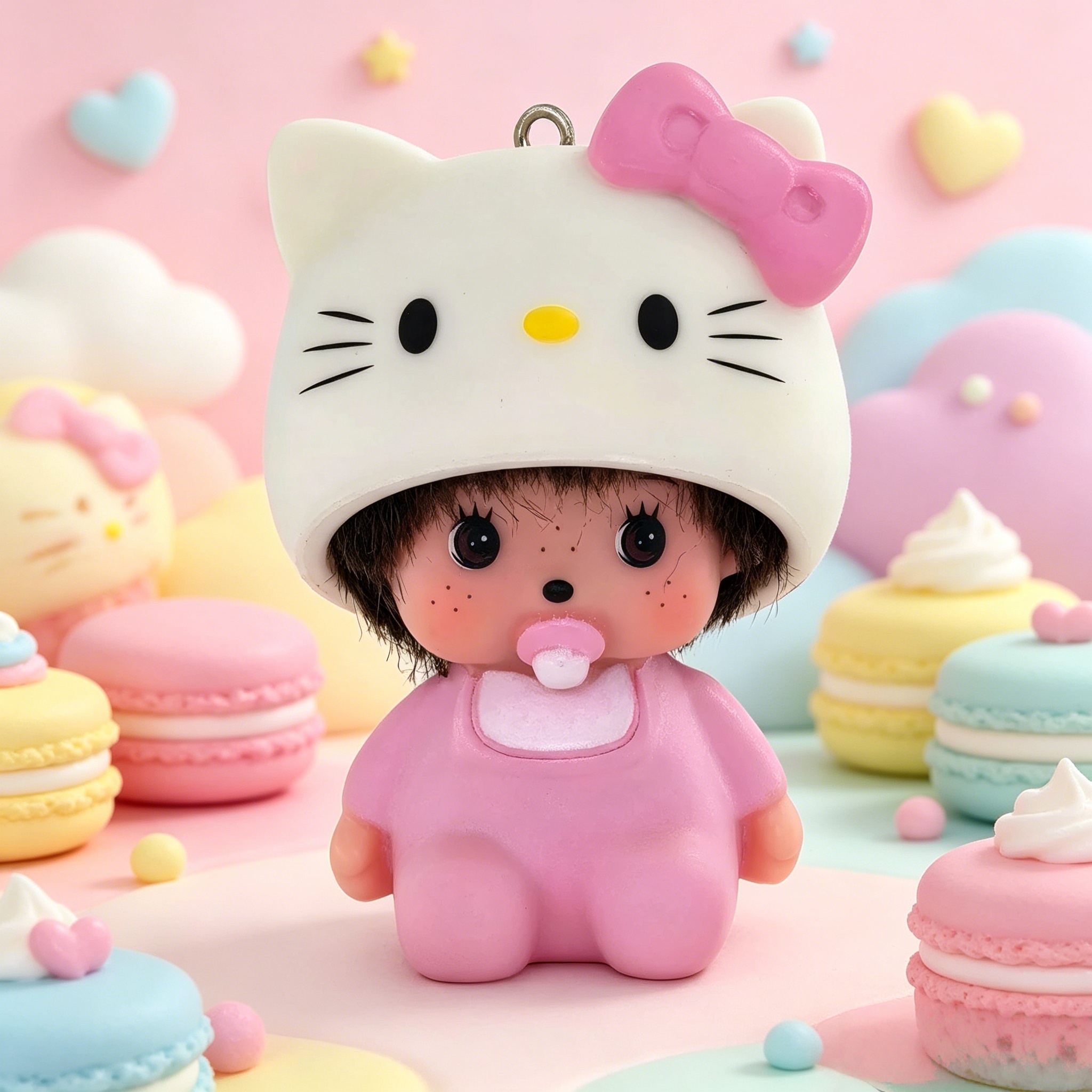 Cute Hello Kitty Keychain Anim - Vinyl Figure Blank review and price