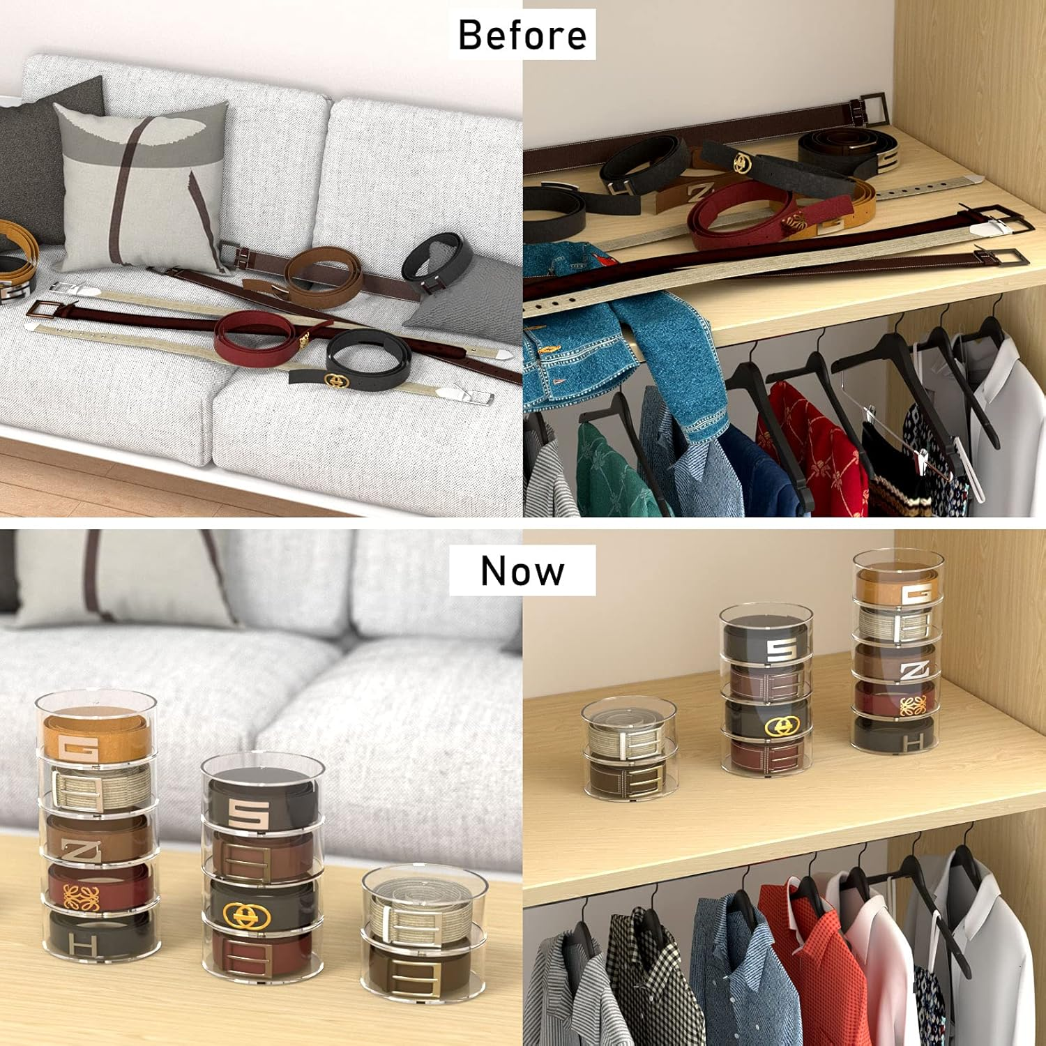 Belt Organizer, Acrylic Displa - Display Case Acrylic review and price